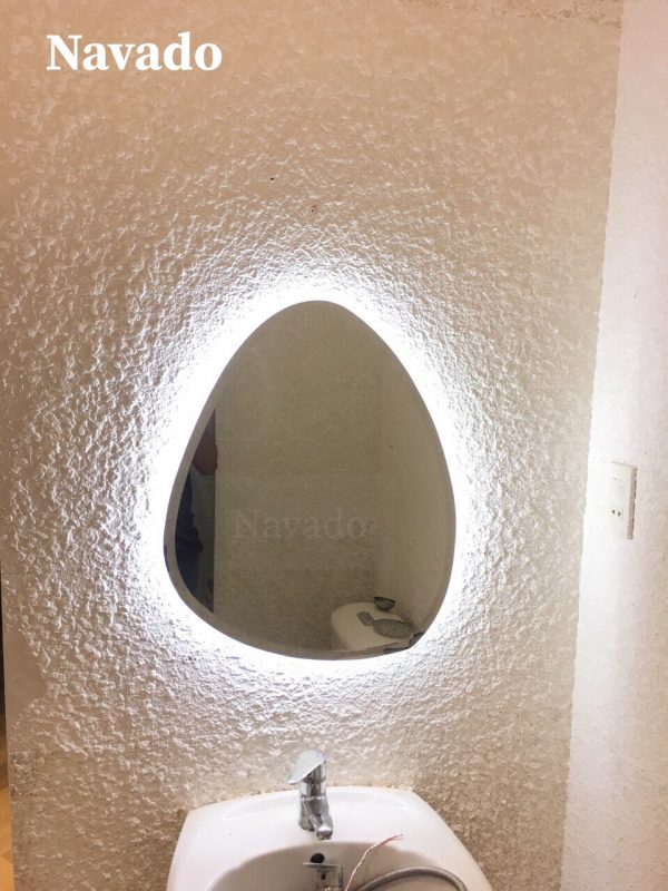 Gương decor phòng tắm Pietra