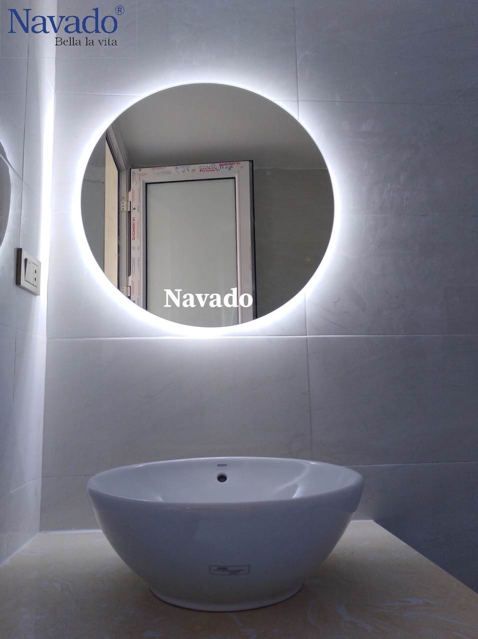 Gương đèn led trang trí cho phòng tắm